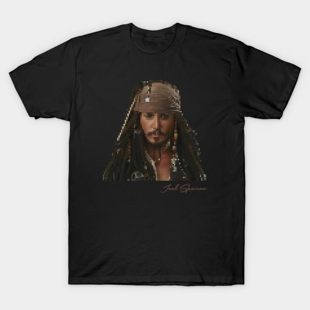 Jack Sparrow -Johnny Depp T-Shirt by raaak